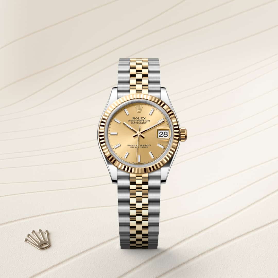 Rolex Datejust in Yellow Rolesor - combination of Oystersteel and yellow gold, M278273-0014 - Little Switzerland