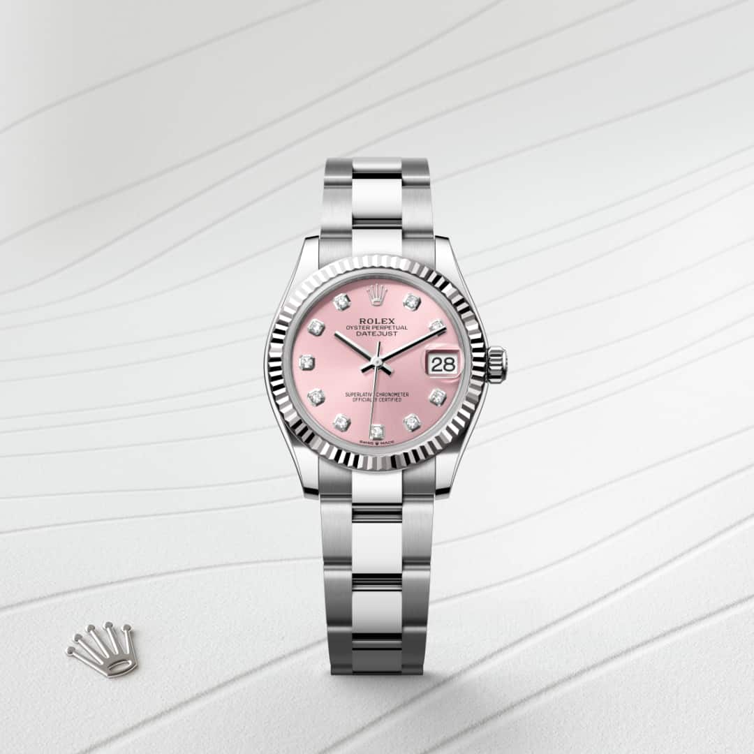 Rolex Datejust in White Rolesor - combination of Oystersteel and white gold, M278274-0031 - Blakemans Jewelry