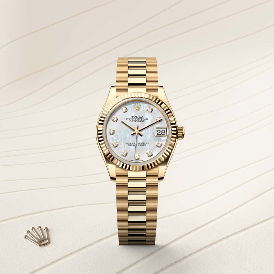Rolex Datejust in 18 kt yellow gold, M278278-0010 - Orrs Jewelers