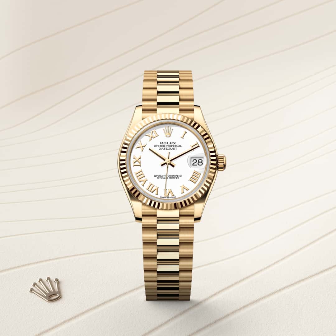 Rolex Datejust in 18 kt yellow gold, M278278-0020 - Orrs Jewelers