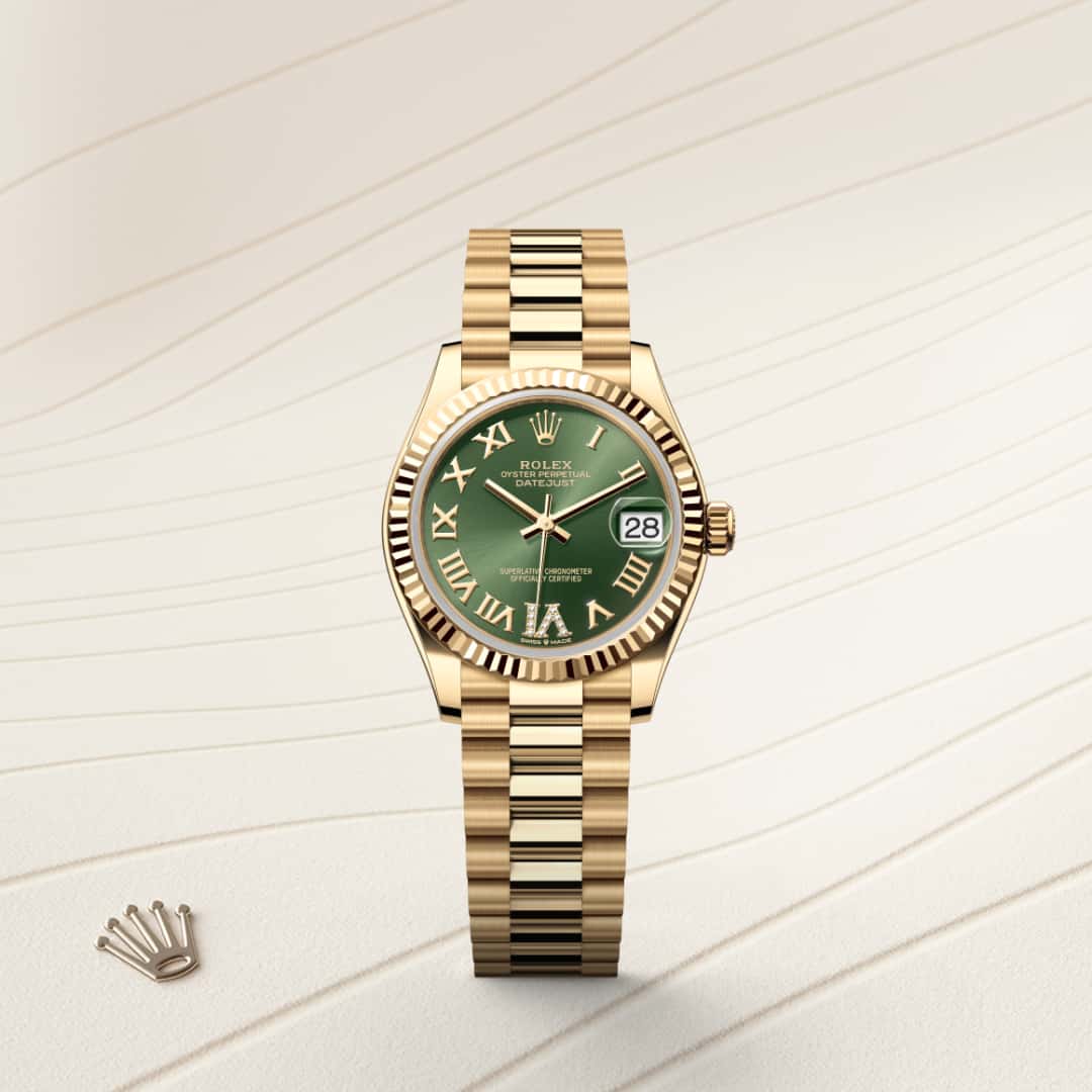 Rolex Datejust in 18 kt yellow gold, M278278-0030 - Lenox Jewelers
