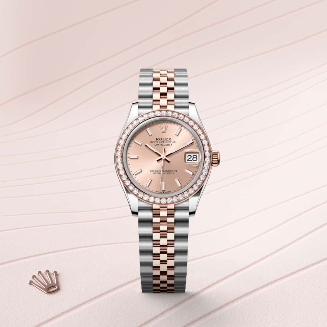 Rolex Datejust in Everose Rolesor - combination of Oystersteel and Everose gold, M278381RBR-0010 - Meierotto Jewelers