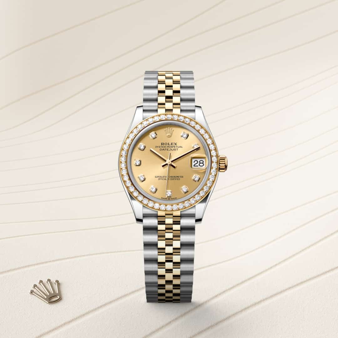 Rolex Datejust in Yellow Rolesor - combination of Oystersteel and yellow gold, M278383RBR-0026 - Meierotto Jewelers