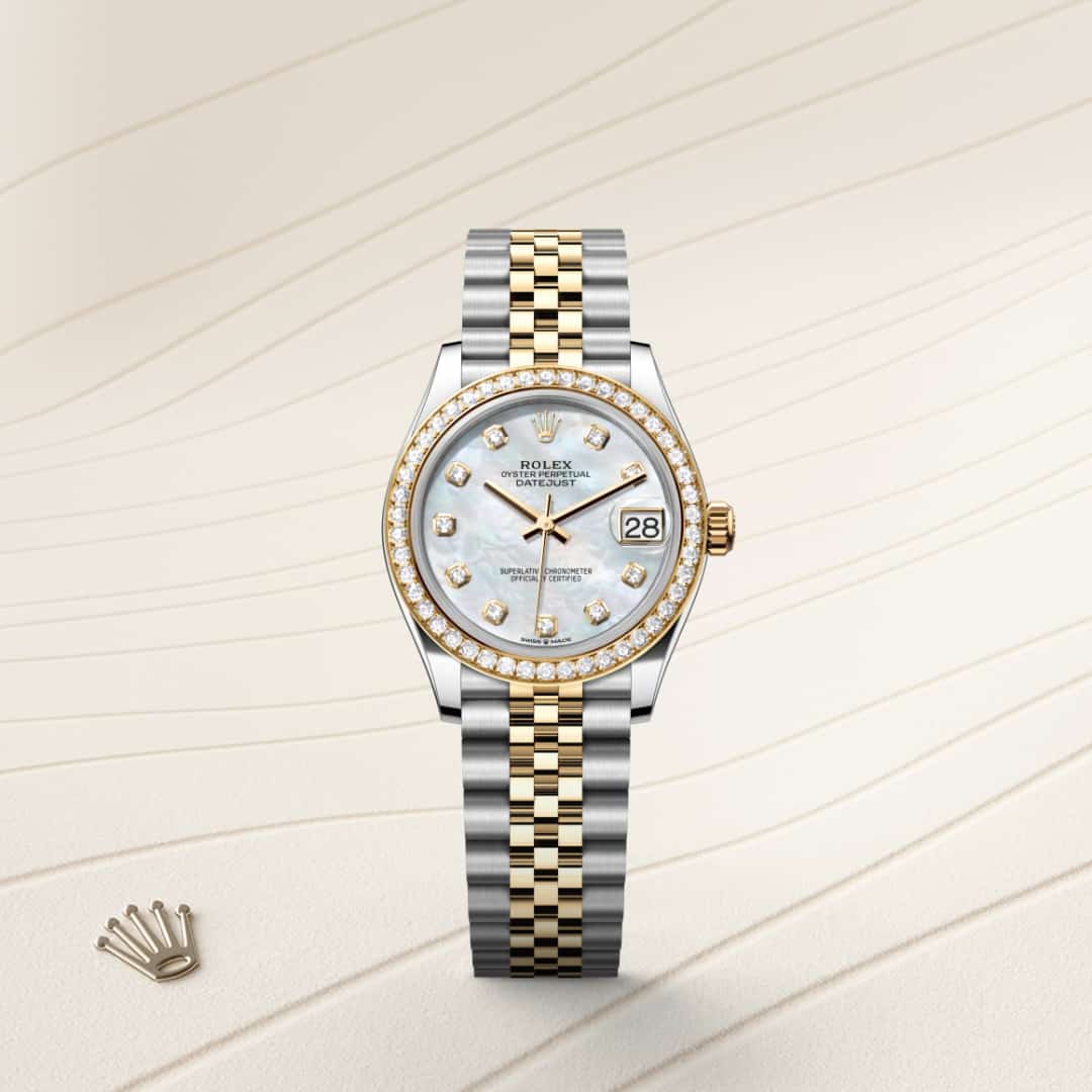 Rolex Datejust in Yellow Rolesor - combination of Oystersteel and yellow gold, M278383RBR-0028 - Orrs Jewelers