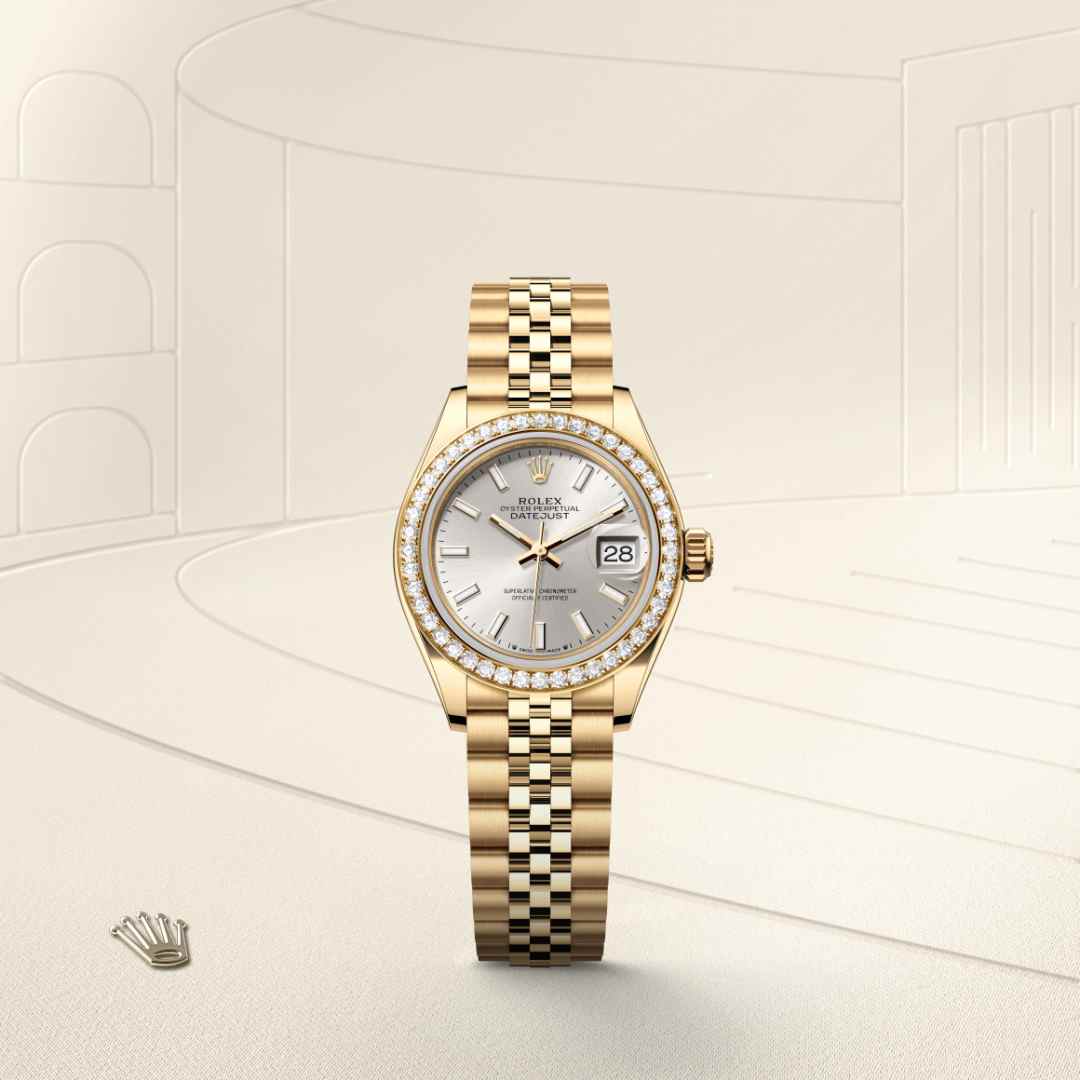 Rolex Lady-Datejust in 18 kt yellow gold, M279138RBR-0012 - Lenox Jewelers