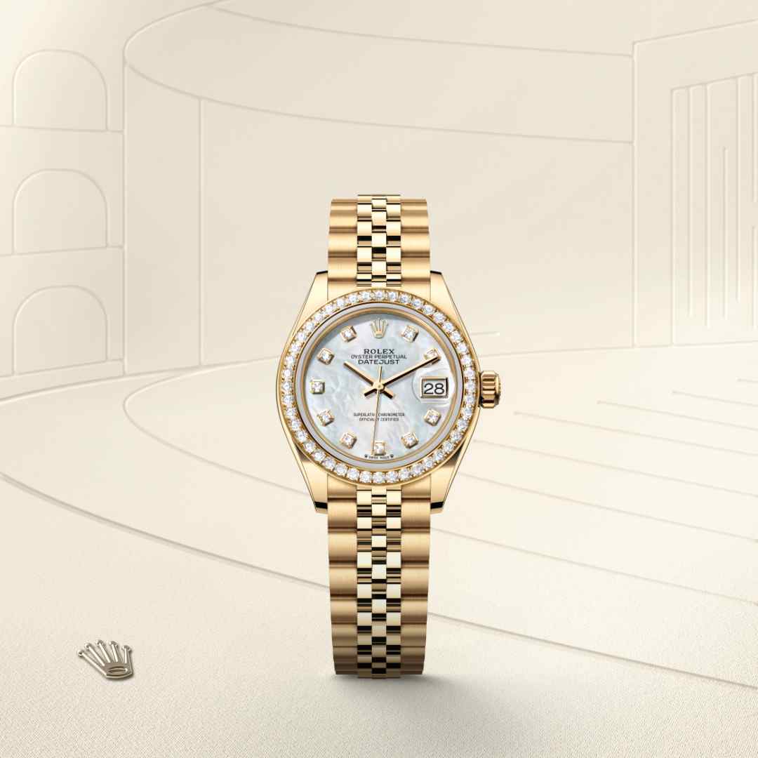 Rolex Lady-Datejust in 18 kt yellow gold, M279138RBR-0016 - Meierotto Jewelers