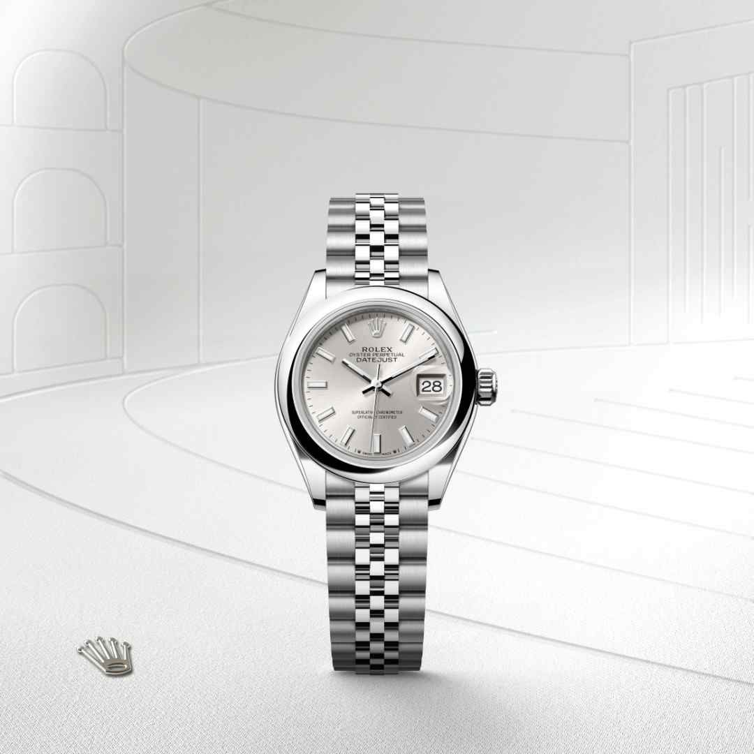 Rolex Lady-Datejust in Oystersteel, M279160-0005 - Clarkson Jewelers
