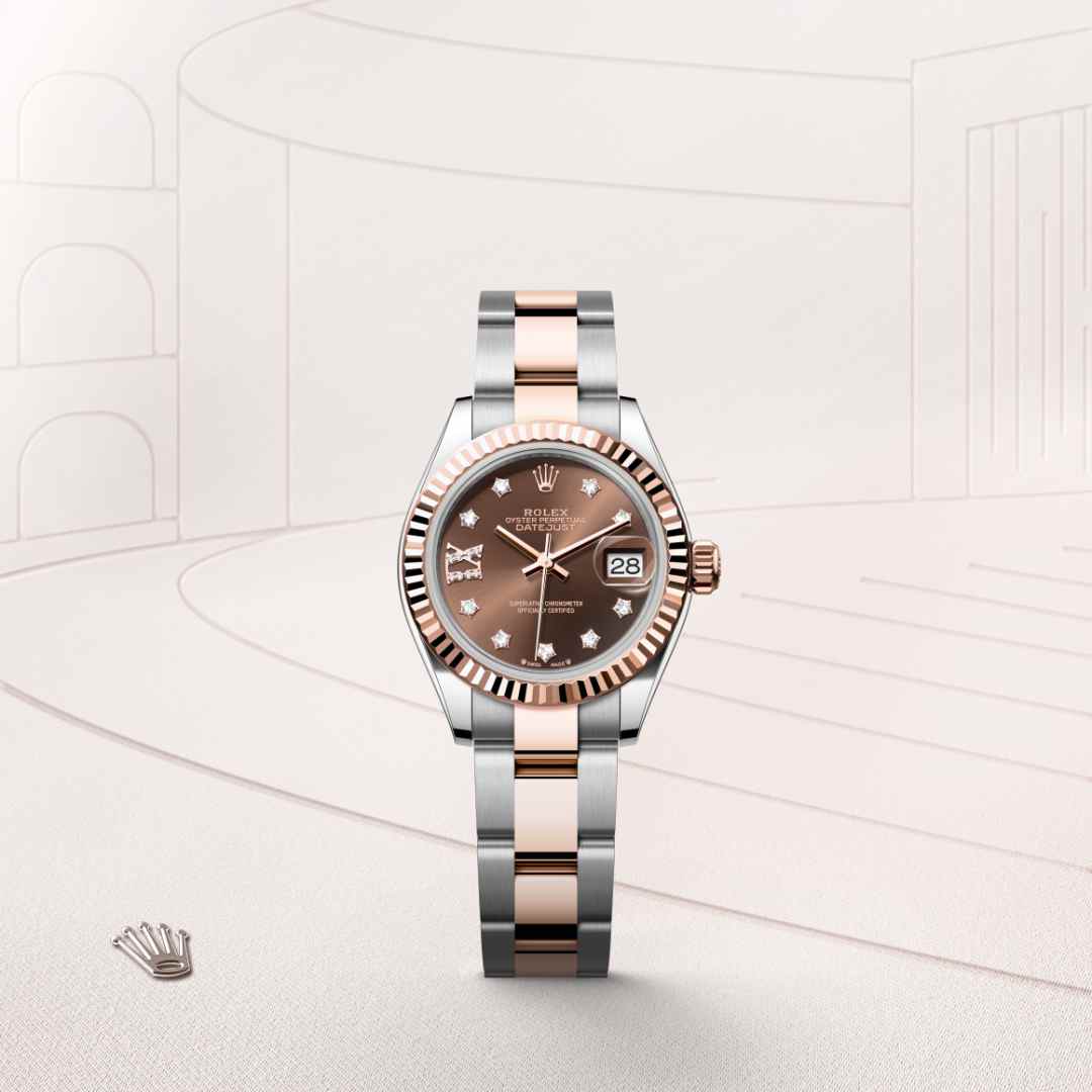 Rolex Lady-Datejust in Everose Rolesor - combination of Oystersteel and Everose gold, M279171-0004 - Blakemans Jewelry