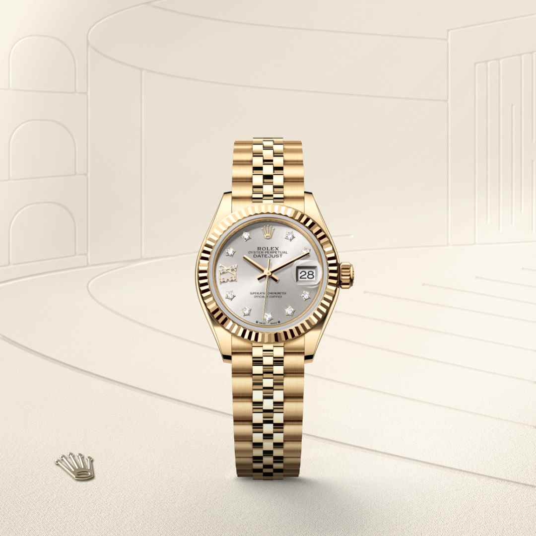 Rolex Lady-Datejust in 18 kt yellow gold, M279178-0004 - Lenox Jewelers