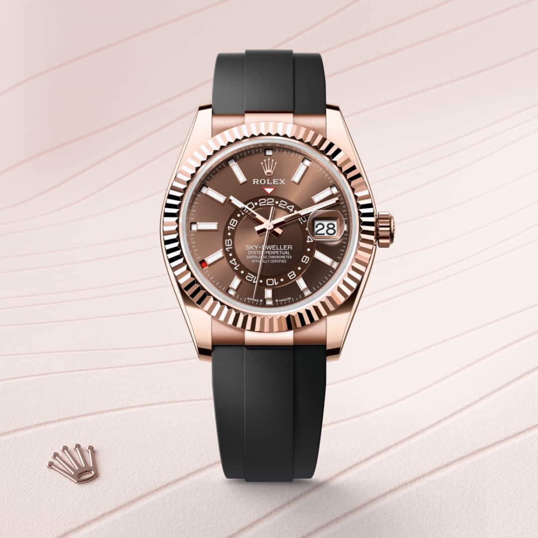 Rolex Sky-Dweller in 18 kt Everose gold, M336235-0002 - Little Switzerland