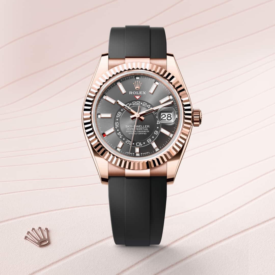 Rolex Sky-Dweller in 18 kt Everose gold, M336235-0004 - Walters & Hogsett