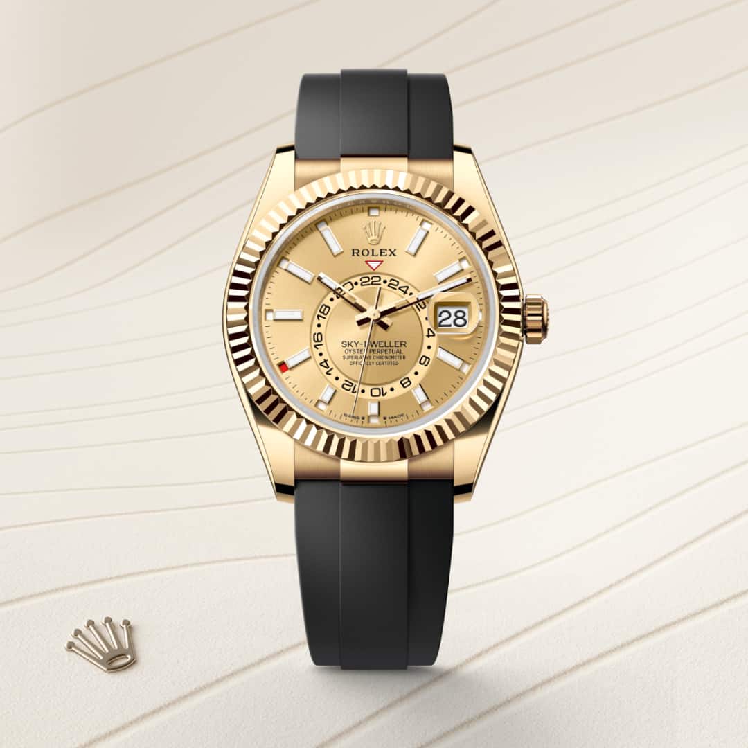 Rolex Sky-Dweller in 18 kt yellow gold, M336238-0001 - Schiffman's Jewelers