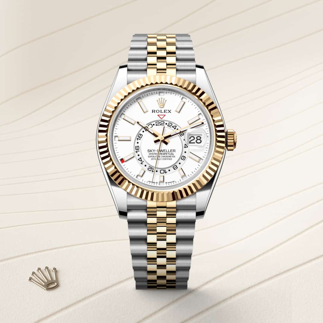 Rolex Sky-Dweller in Yellow Rolesor - combination of Oystersteel and yellow gold, M336933-0006 - Schiffman's Jewelers