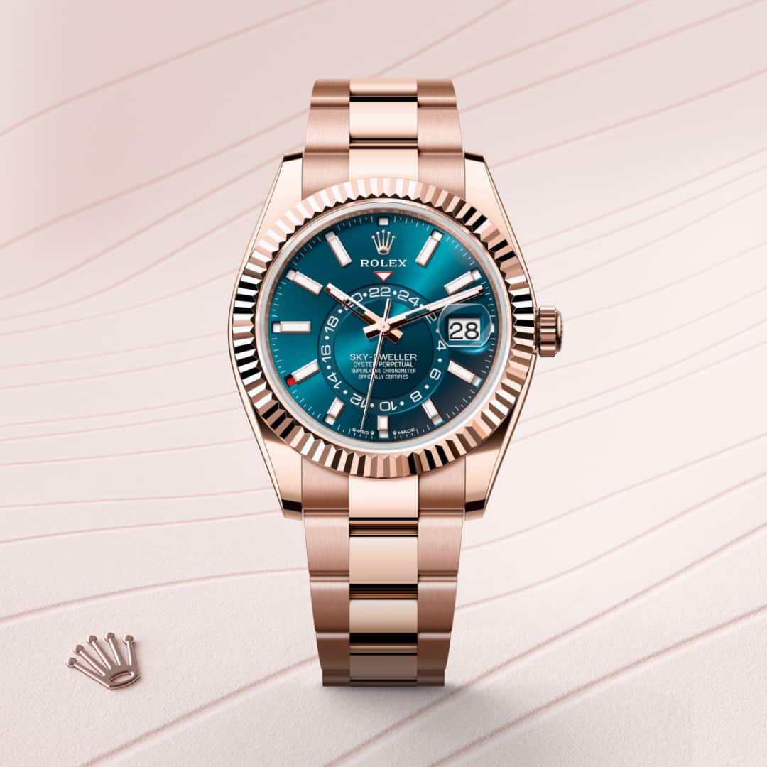 Rolex Sky-Dweller in 18 kt Everose gold, M336935-0001 - Little Switzerland