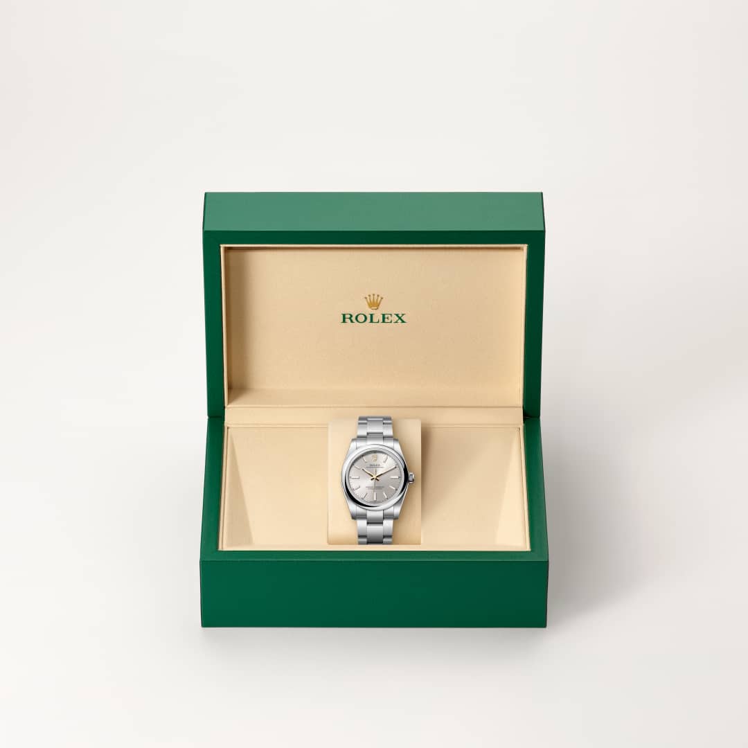 Rolex Oyster Perpetual in Oystersteel, M124200-0001 - Schiffman's Jewelers