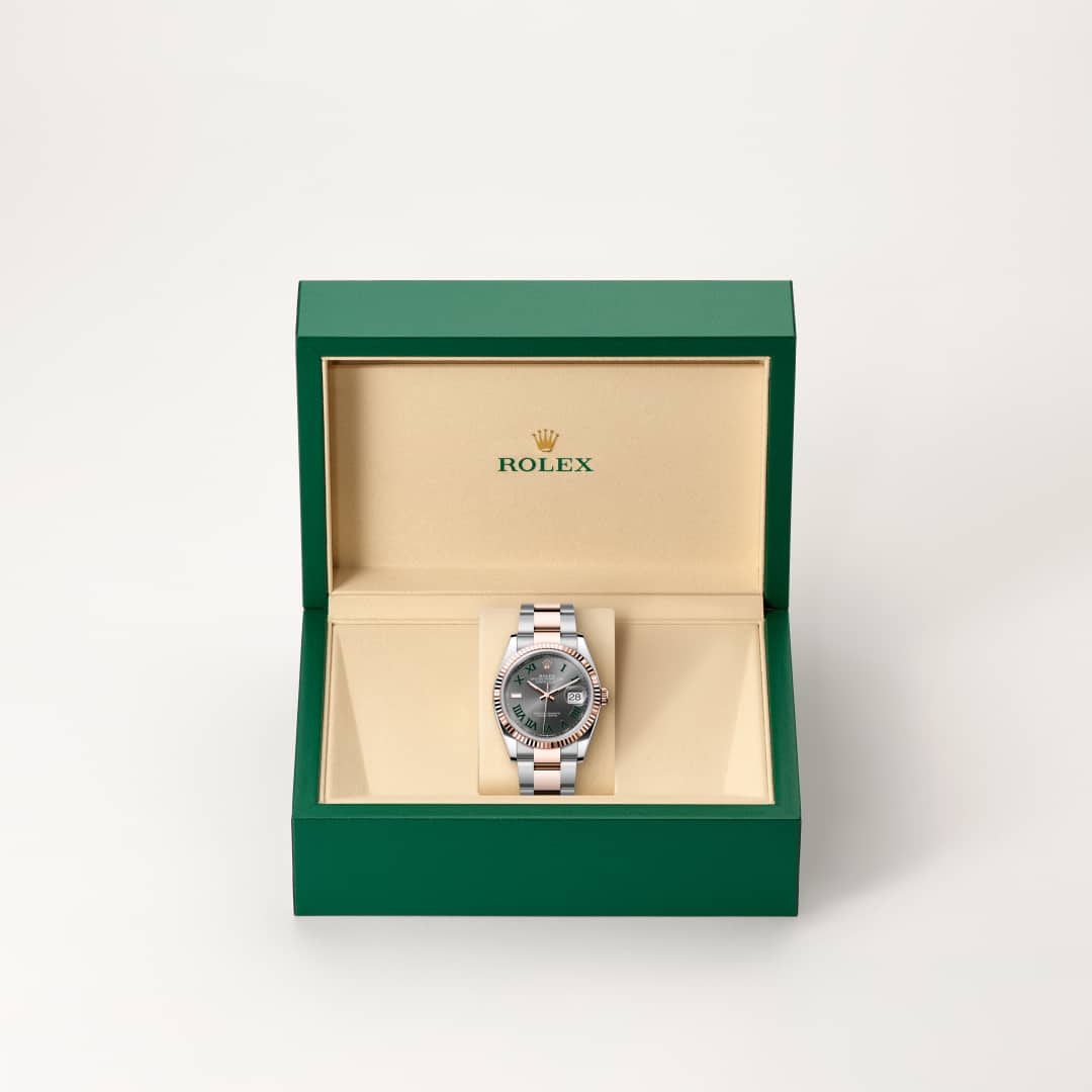 Rolex Datejust in Everose Rolesor - combination of Oystersteel and Everose gold, M126231-0030 - Meierotto Jewelers
