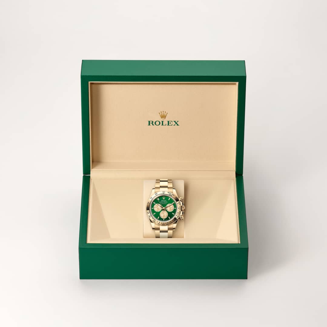 Rolex Cosmograph Daytona in 18 kt yellow gold, M126508-0008 - Meierotto Jewelers
