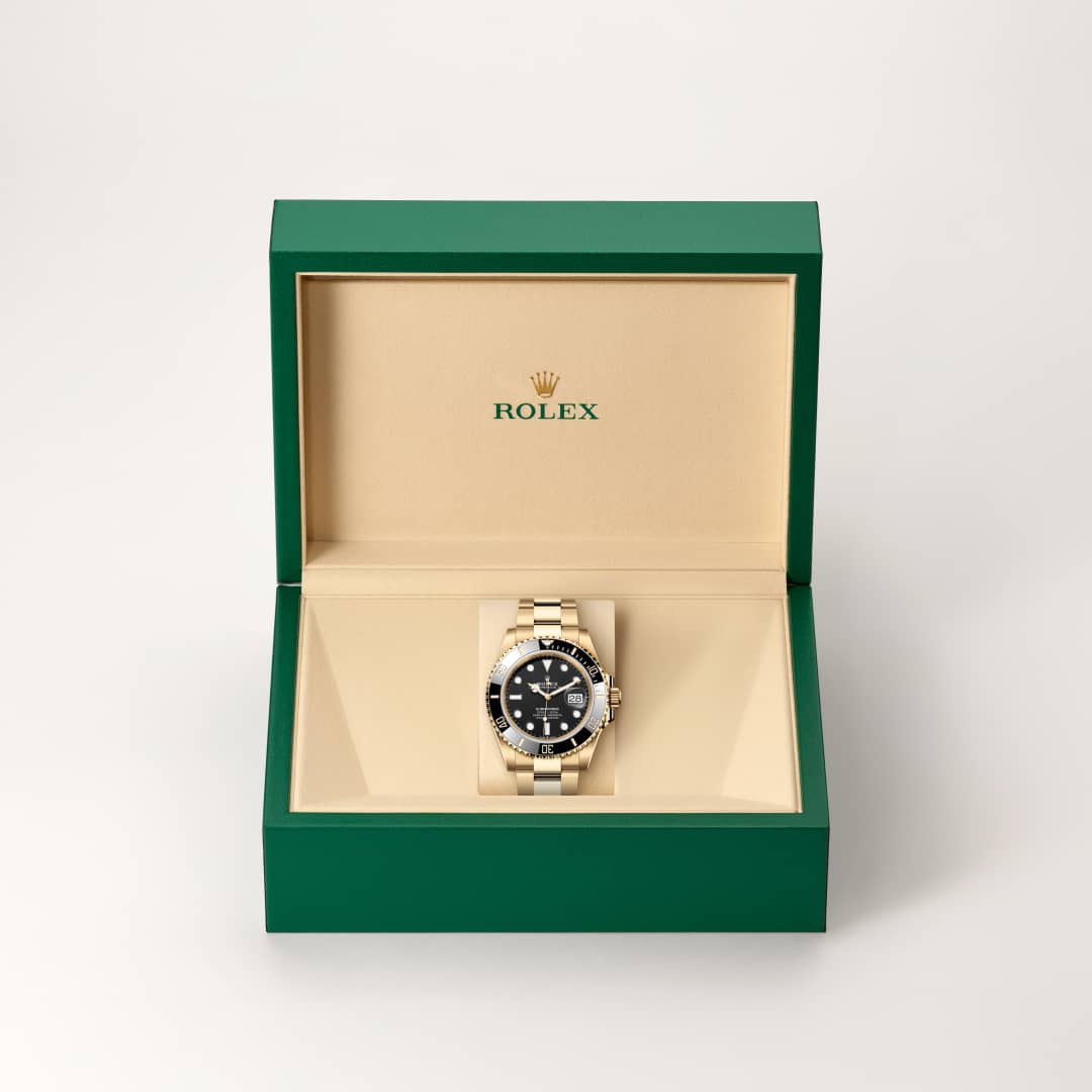 Rolex Submariner in 18 kt yellow gold, M126618LN-0002 - Meierotto Jewelers