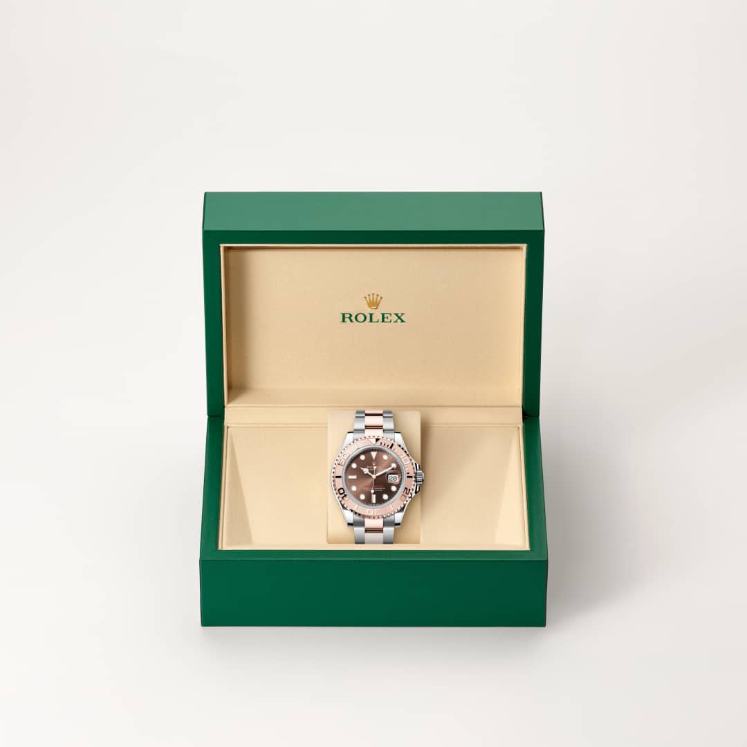Rolex Yacht-Master in Everose Rolesor - combination of Oystersteel and Everose gold, M126621-0001 - Schiffman's Jewelers