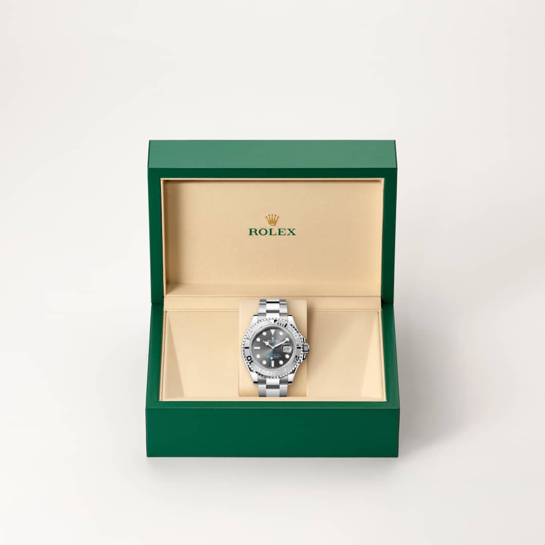 Rolex Yacht-Master in Rolesium - combination of Oystersteel and platinum, M126622-0001 - Blakemans Jewelry