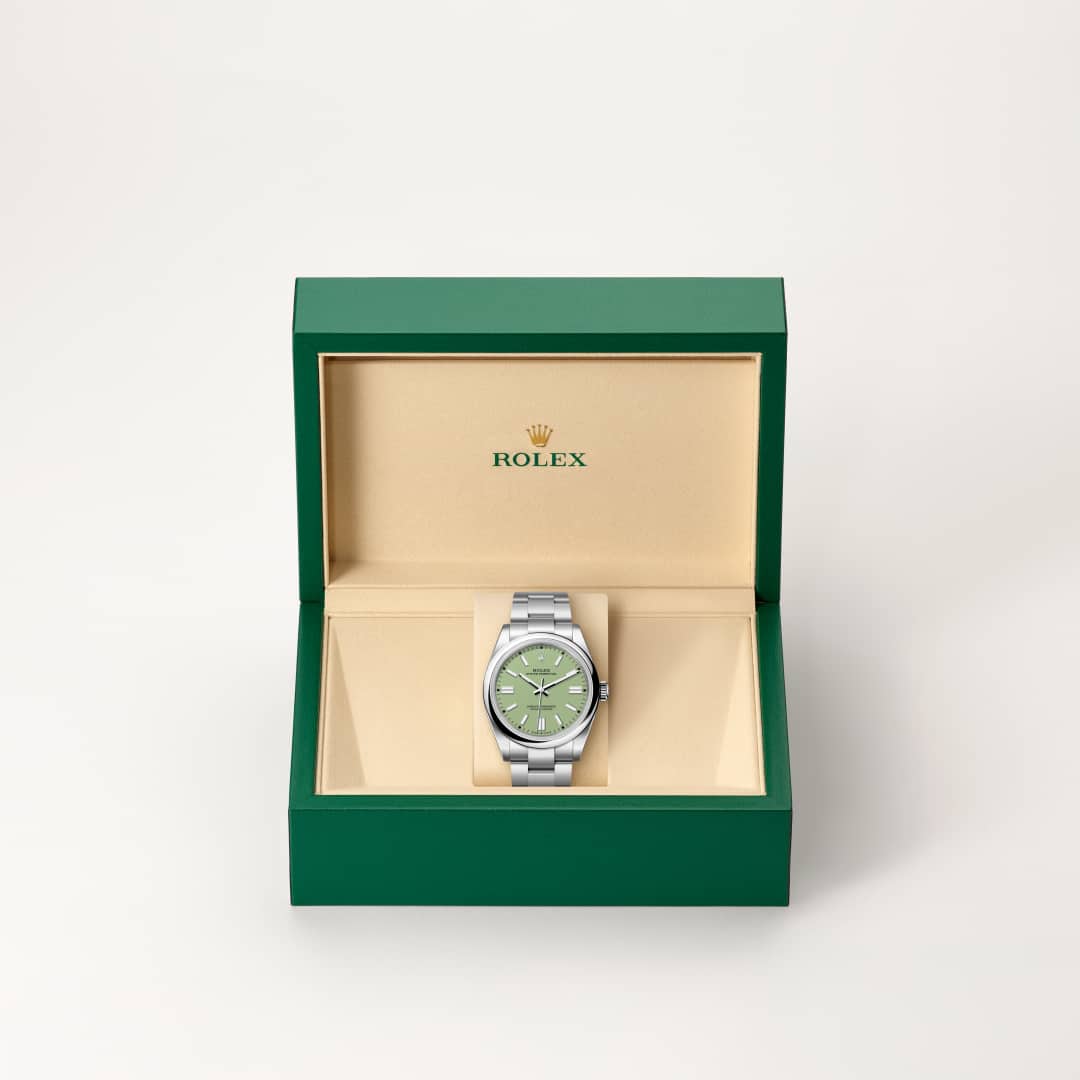 Rolex Oyster Perpetual in Oystersteel, M134300-0006 - Blakemans Jewelry