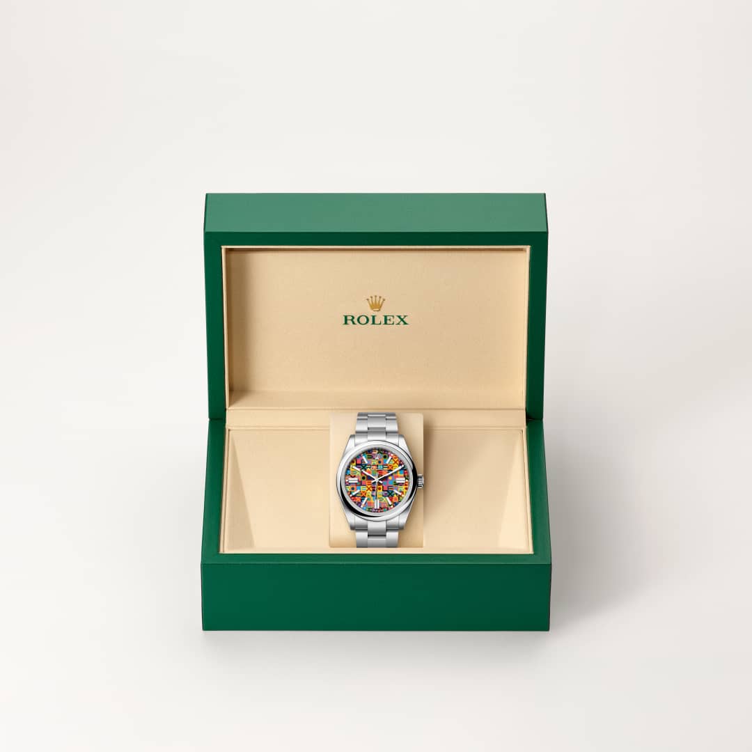 Rolex Oyster Perpetual in Oystersteel, M134300-0010 - Walters & Hogsett