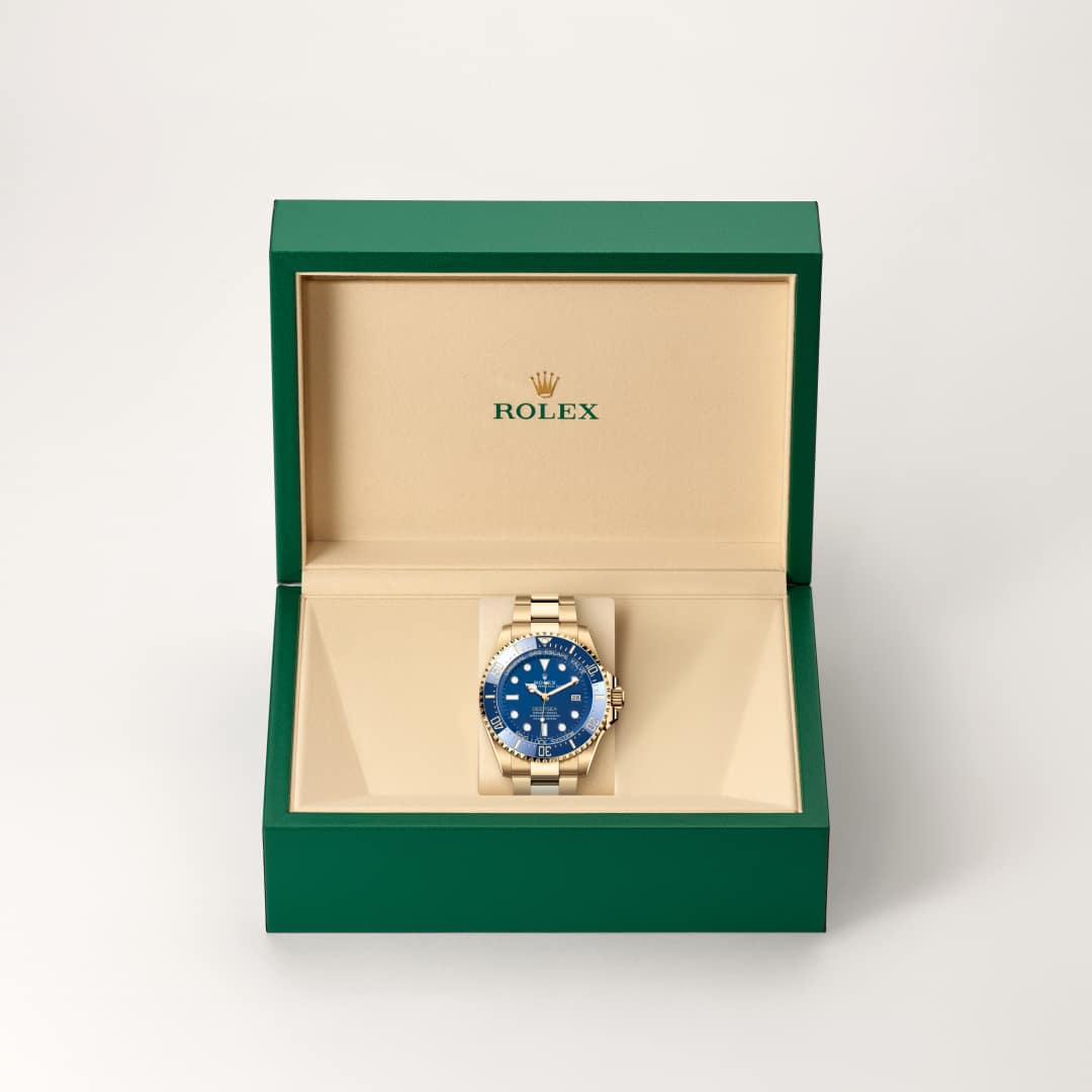 Rolex Deepsea in 18 kt yellow gold, M136668LB-0001 - Meierotto Jewelers