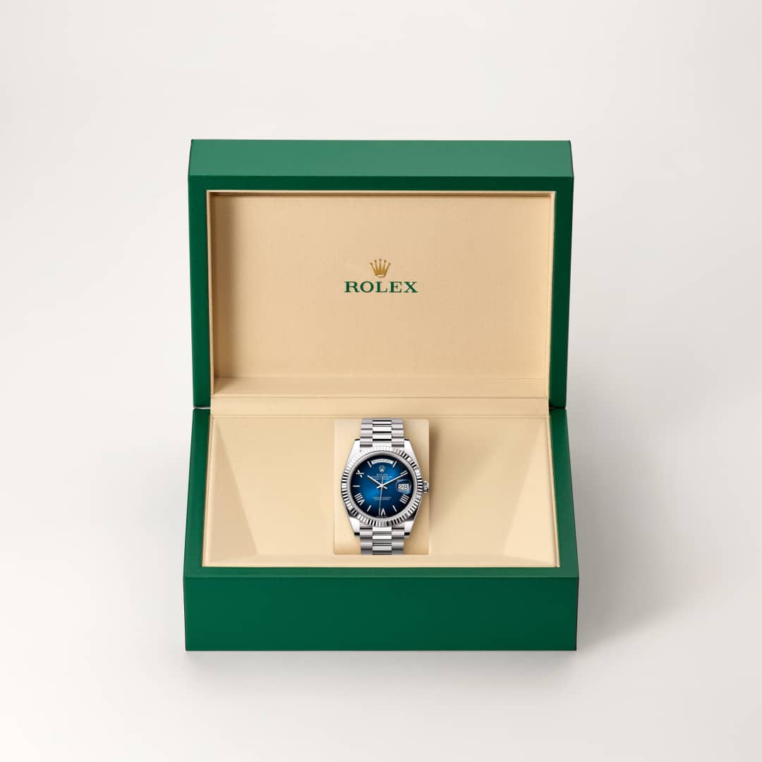 Rolex Day-Date in 18 kt white gold, M228239-0076 - Walters & Hogsett