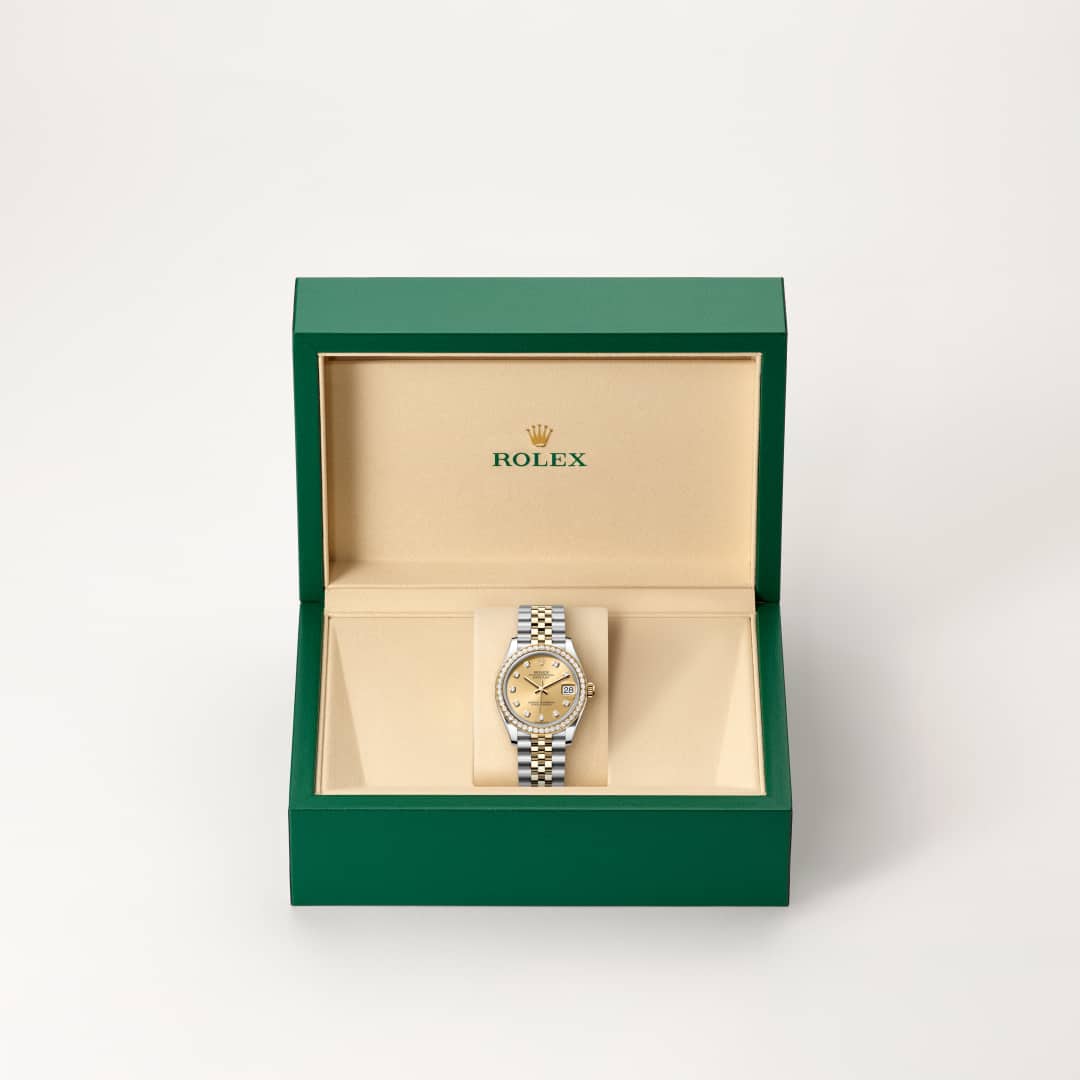 Rolex Datejust in Yellow Rolesor - combination of Oystersteel and yellow gold, M278383RBR-0026 - Meierotto Jewelers