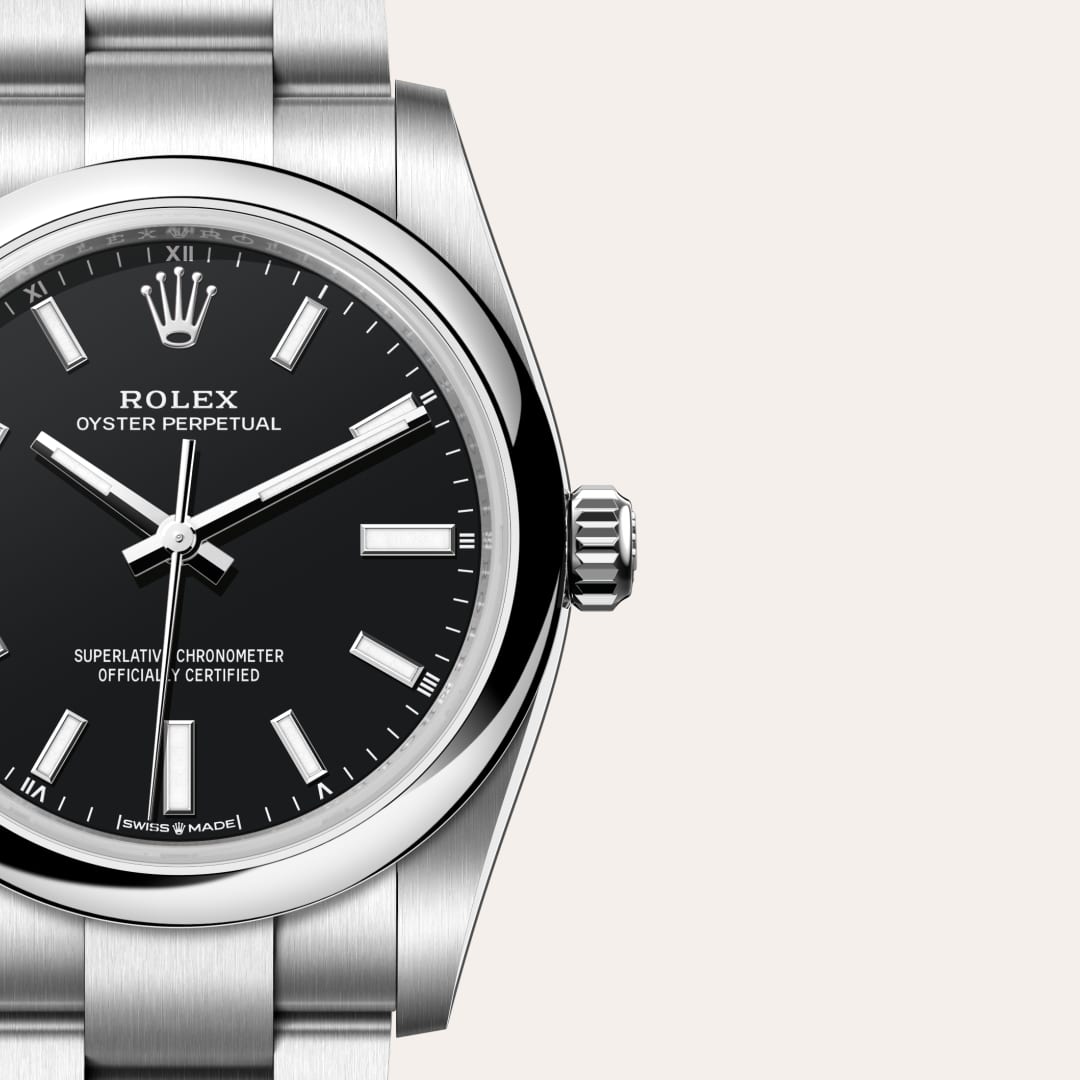 Rolex Oyster Perpetual in Oystersteel, M124200-0010 - Little Switzerland