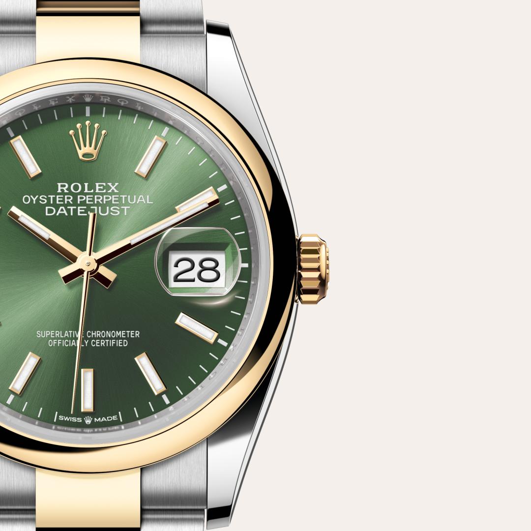 Rolex Datejust in Yellow Rolesor - combination of Oystersteel and yellow gold, M126203-0058 - Rolex Boutique Palo Alto