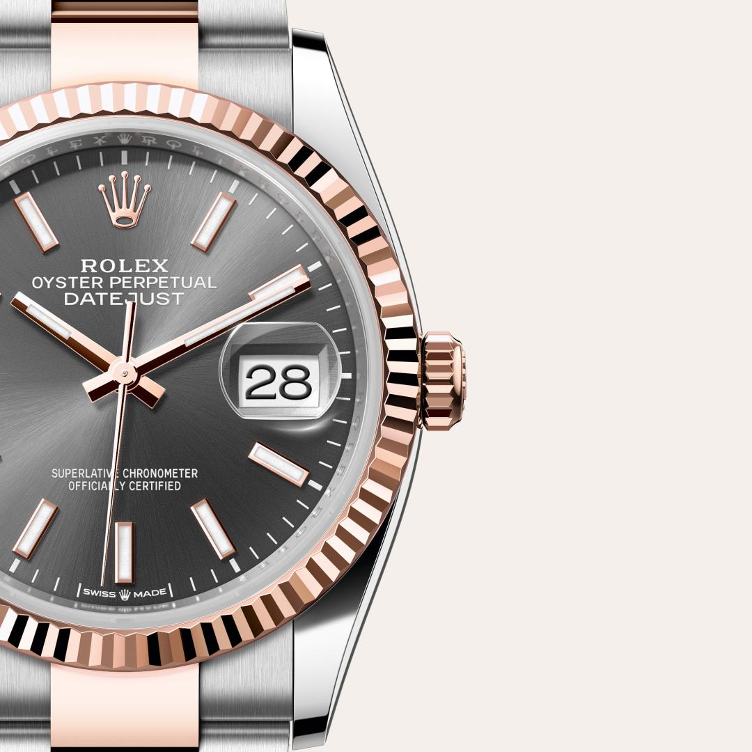 Rolex Datejust in Everose Rolesor - combination of Oystersteel and Everose gold, M126231-0014 - Clarkson Jewelers