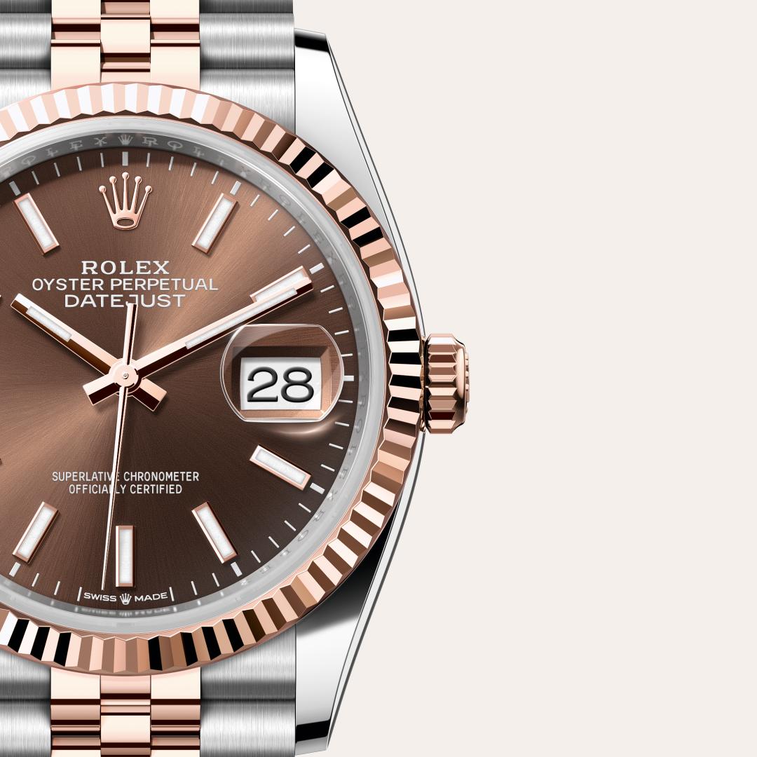 Rolex Datejust in Everose Rolesor - combination of Oystersteel and Everose gold, M126231-0043 - Meierotto Jewelers