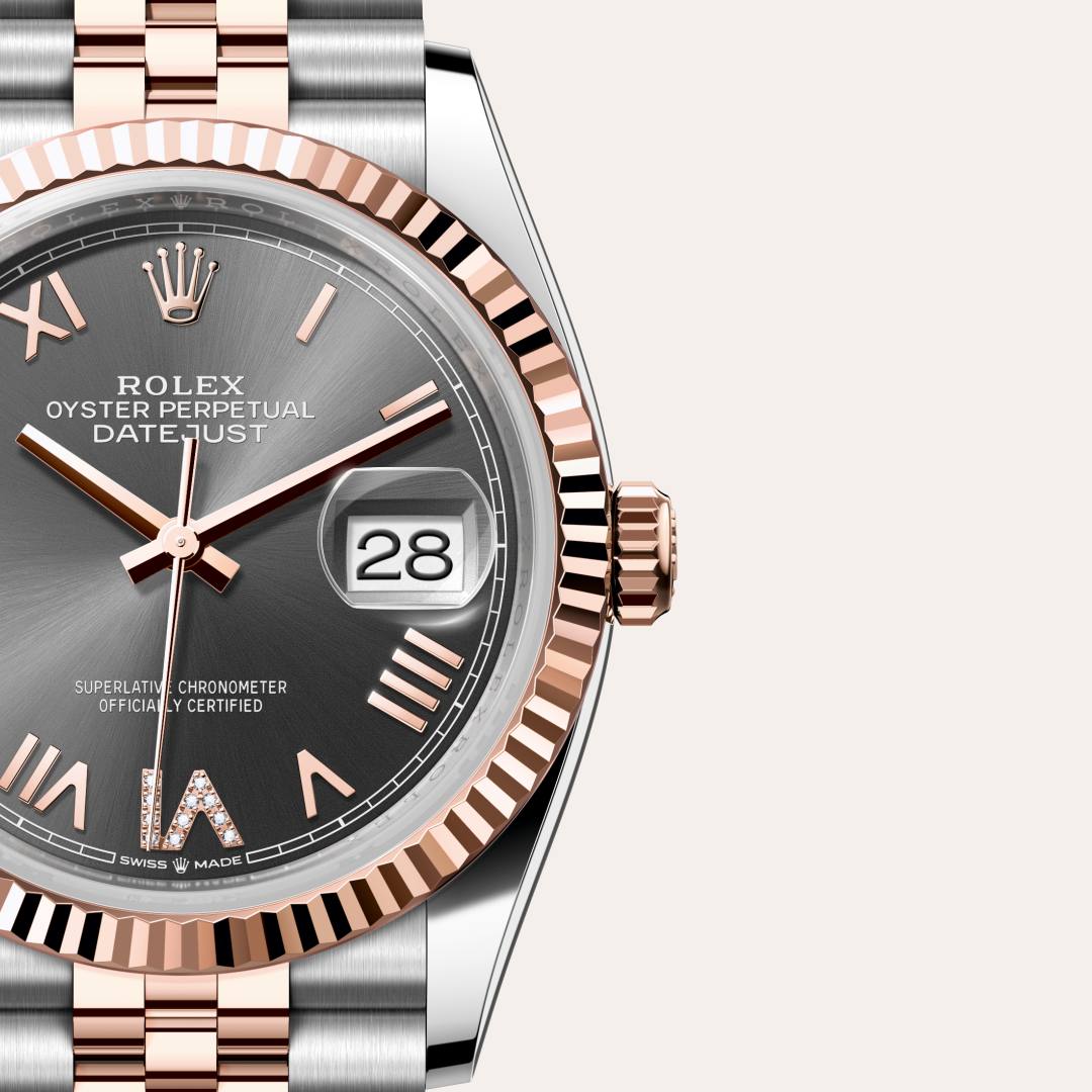 Rolex Datejust in Everose Rolesor - combination of Oystersteel and Everose gold, M126231-0047 - Walters & Hogsett