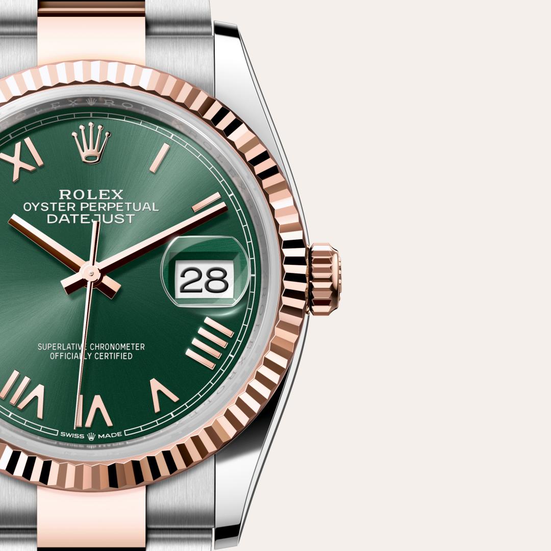 Rolex Datejust in Everose Rolesor - combination of Oystersteel and Everose gold, M126231-0052 - Meierotto Jewelers