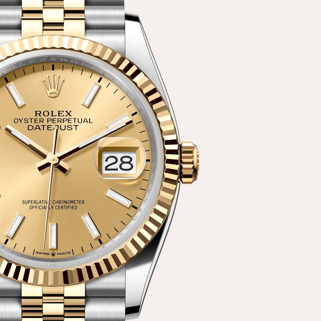 Rolex Datejust in Yellow Rolesor - combination of Oystersteel and yellow gold, M126233-0015 - Walters & Hogsett