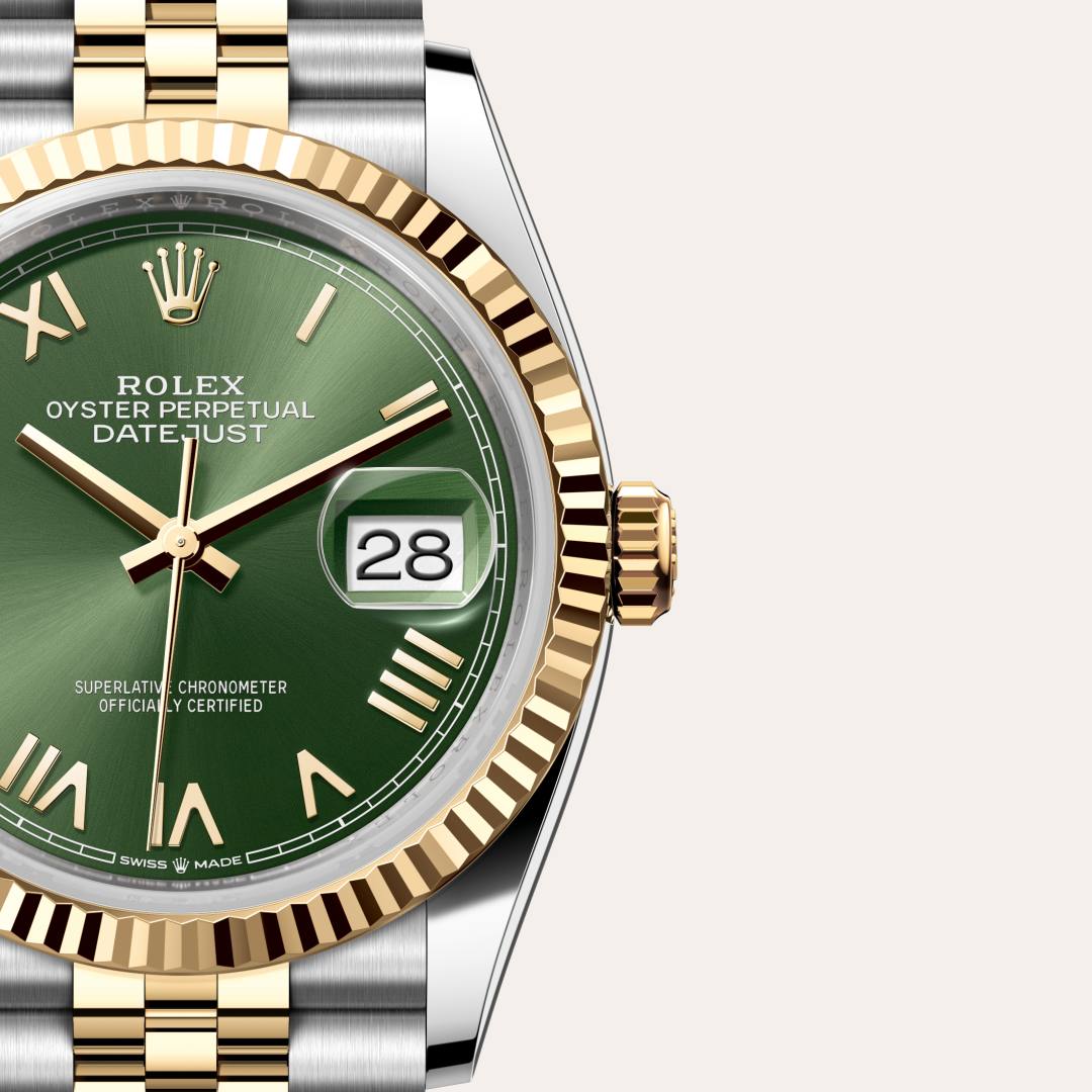 Rolex Datejust in Yellow Rolesor - combination of Oystersteel and yellow gold, M126233-0053 - Orrs Jewelers