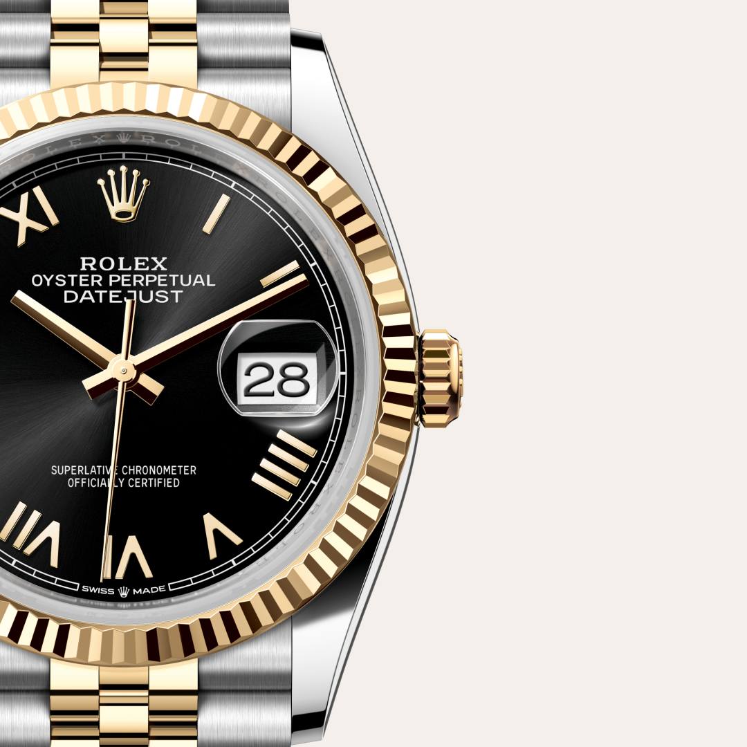 Rolex Datejust in Yellow Rolesor - combination of Oystersteel and yellow gold, M126233-0055 - Orrs Jewelers