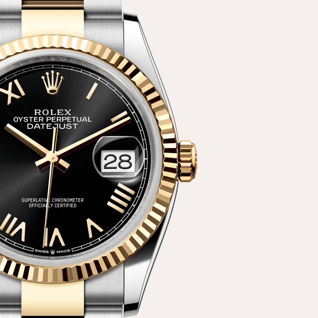Rolex Datejust in Yellow Rolesor - combination of Oystersteel and yellow gold, M126233-0056 - Orrs Jewelers