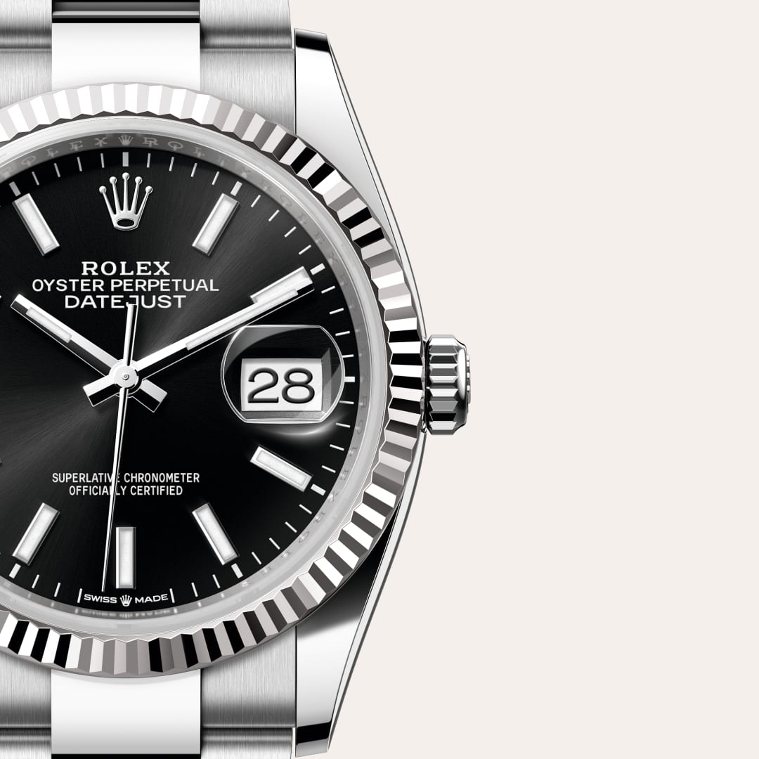 Rolex Datejust in White Rolesor - combination of Oystersteel and white gold, M126234-0016 - Richter & Phillips