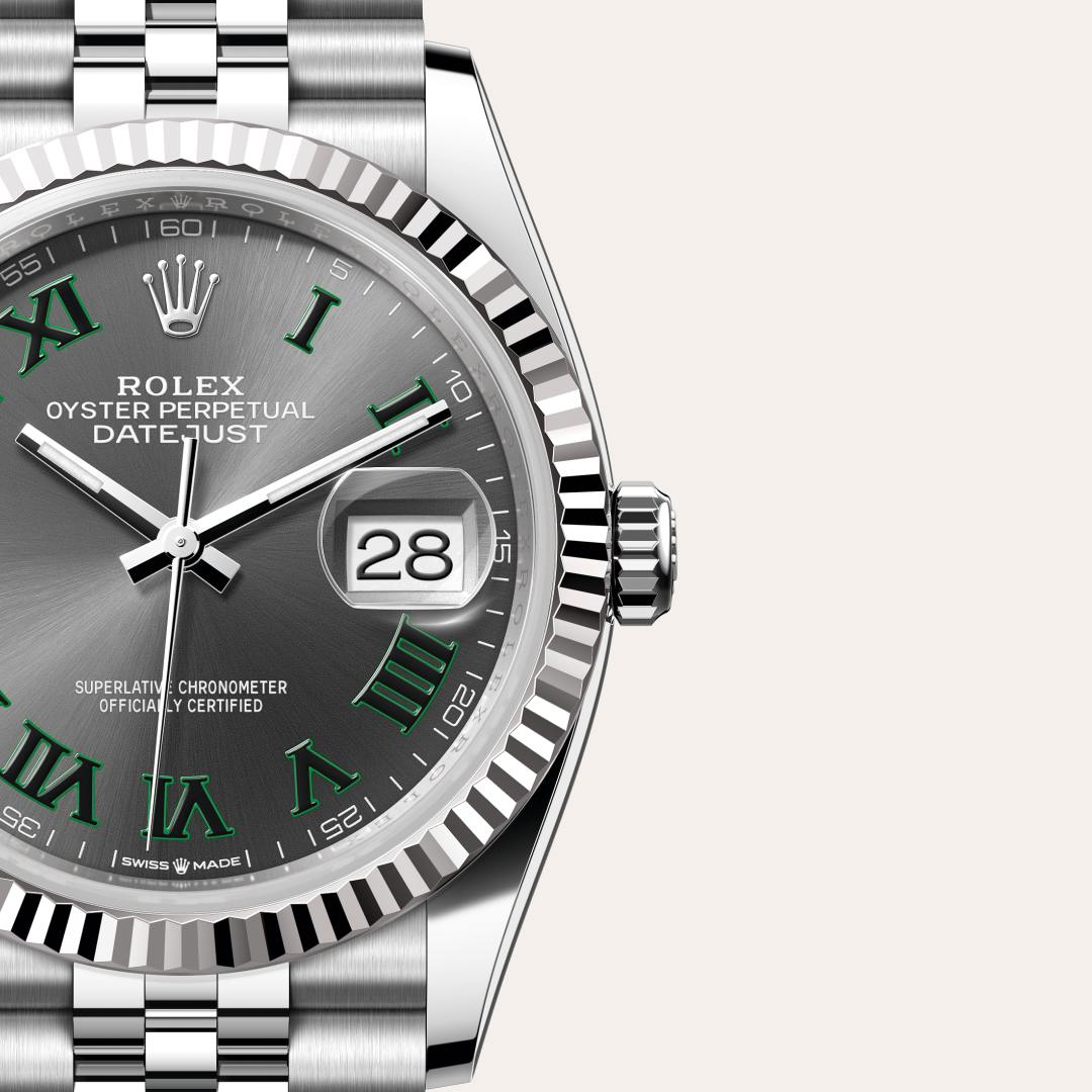 Rolex Datejust in White Rolesor - combination of Oystersteel and white gold, M126234-0045 - Richter & Phillips