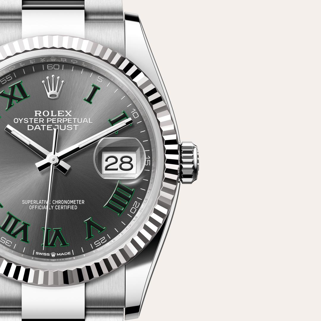 Rolex Datejust in White Rolesor - combination of Oystersteel and white gold, M126234-0046 - Richter & Phillips