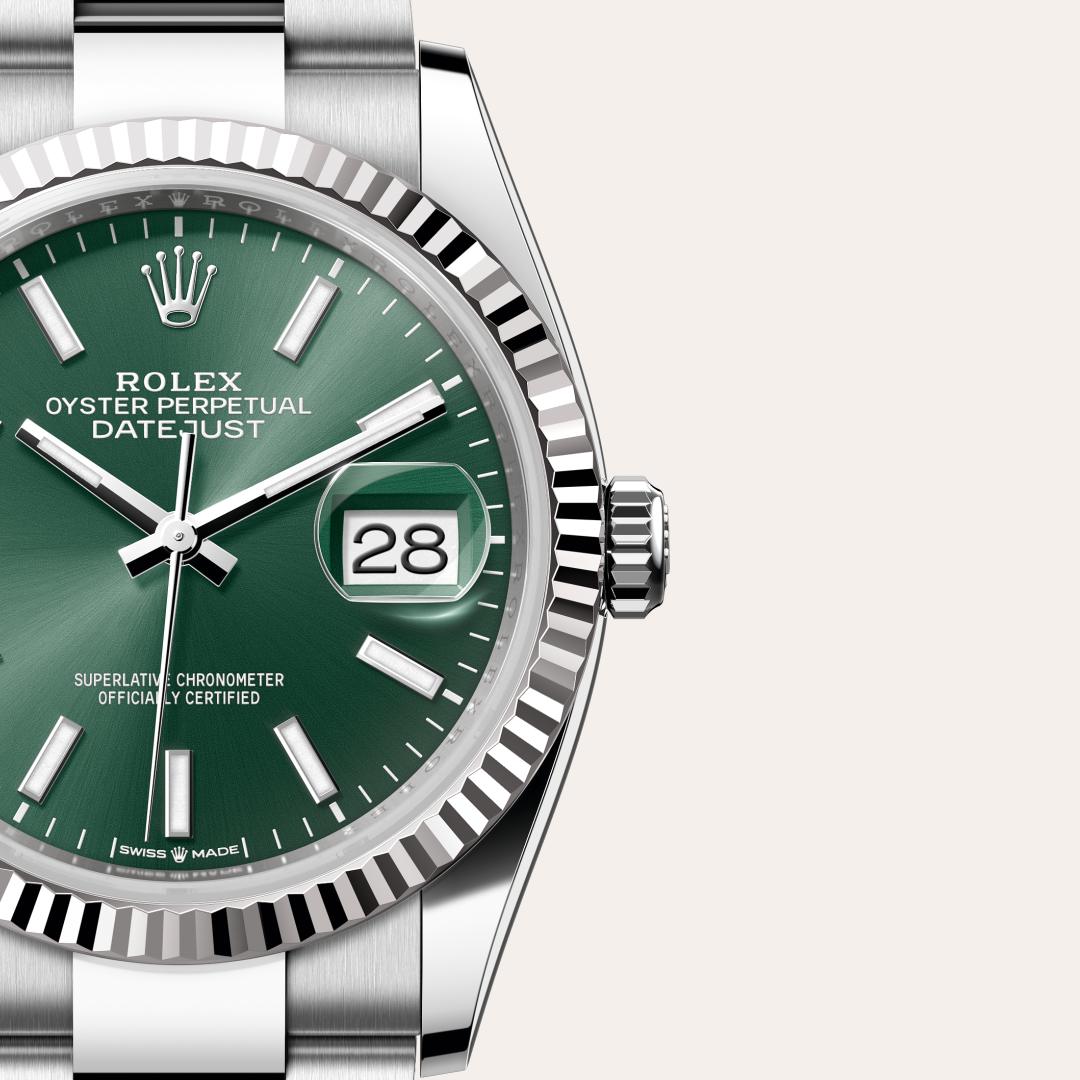 Rolex Datejust in White Rolesor - combination of Oystersteel and white gold, M126234-0052 - Richter & Phillips