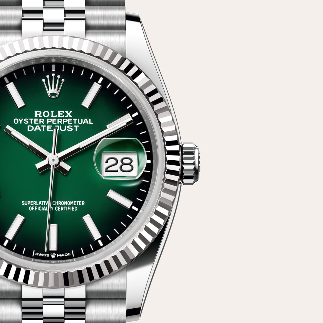 Rolex Datejust in White Rolesor - combination of Oystersteel and white gold, M126234-0059 - Walters & Hogsett
