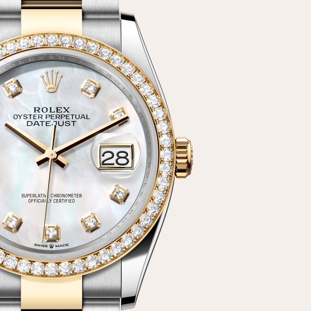 Rolex Datejust in Yellow Rolesor - combination of Oystersteel and yellow gold, M126283RBR-0010 - Walters & Hogsett