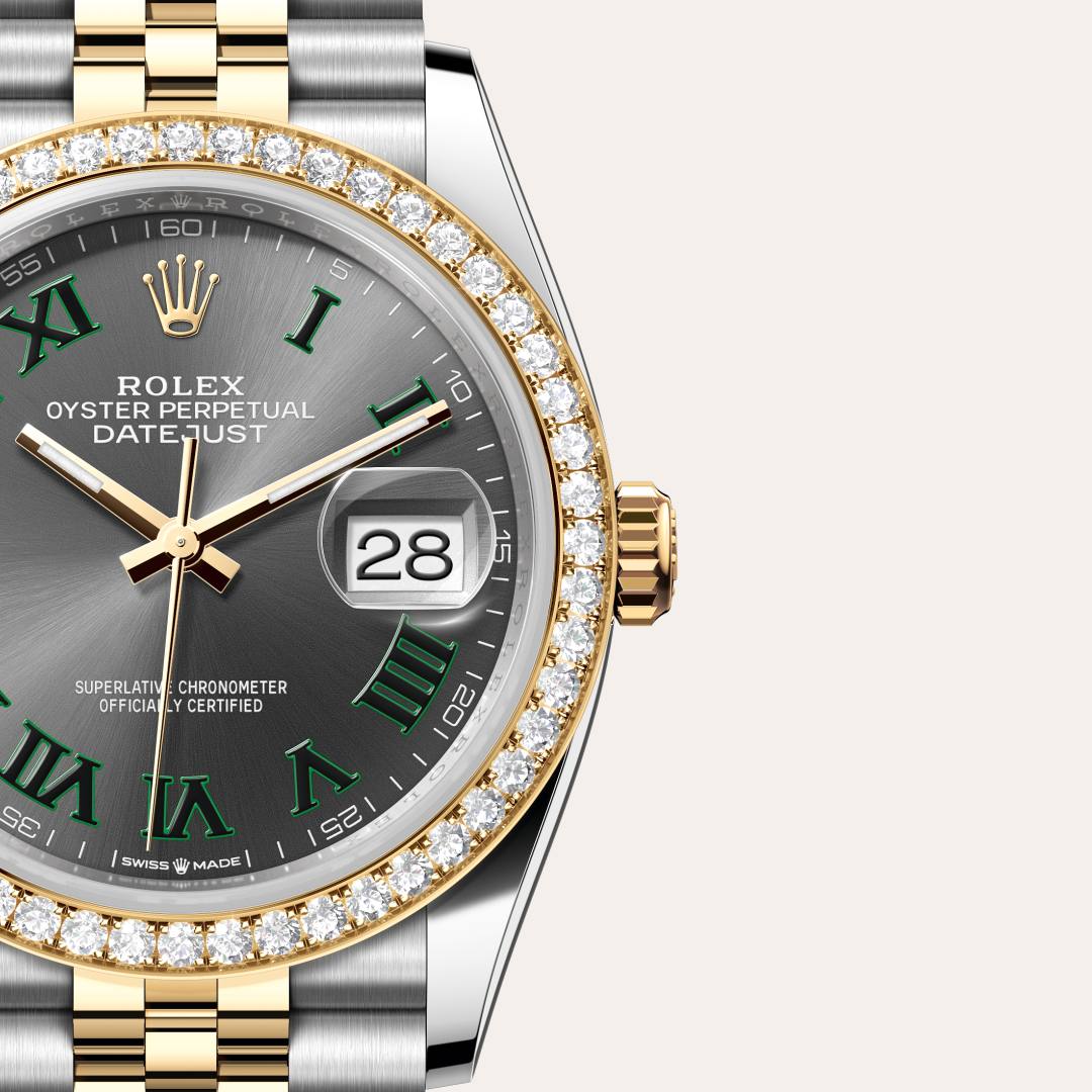 Rolex Datejust in Yellow Rolesor - combination of Oystersteel and yellow gold, M126283RBR-0021 - Little Switzerland