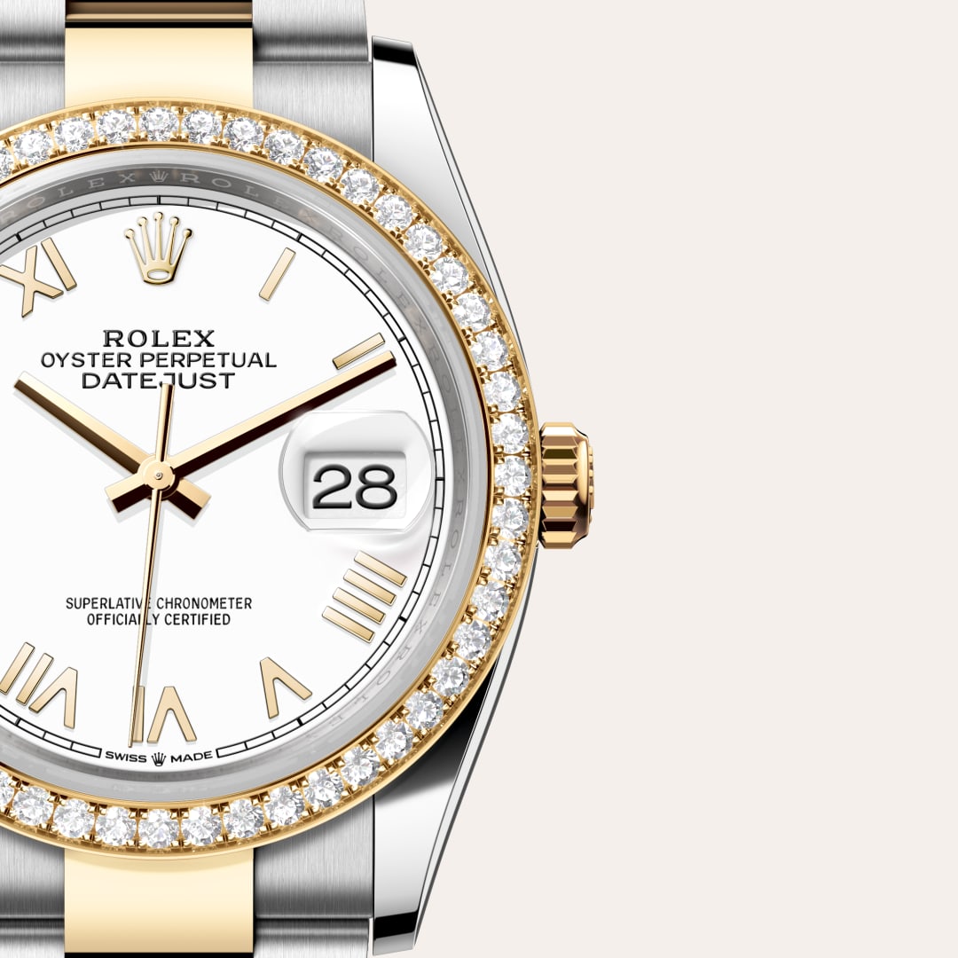 Rolex Datejust in Yellow Rolesor - combination of Oystersteel and yellow gold, M126283RBR-0034 - Blakemans Jewelry