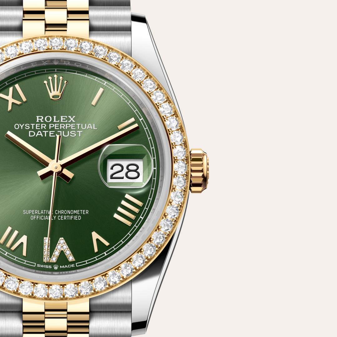 Rolex Datejust in Yellow Rolesor - combination of Oystersteel and yellow gold, M126283RBR-0035 - Meierotto Jewelers