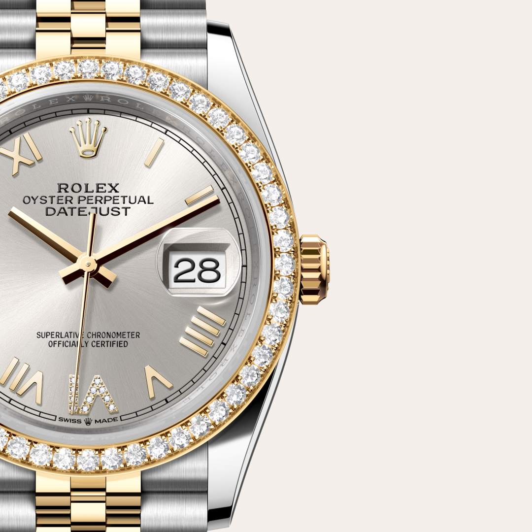 Rolex Datejust in Yellow Rolesor - combination of Oystersteel and yellow gold, M126283RBR-0037 - Clarkson Jewelers