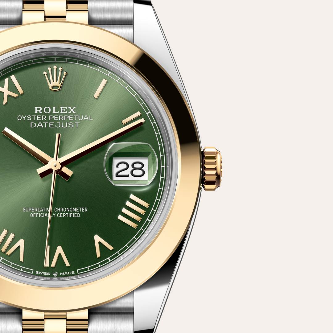 Rolex Datejust in Yellow Rolesor - combination of Oystersteel and yellow gold, M126303-0024 - Lenox Jewelers
